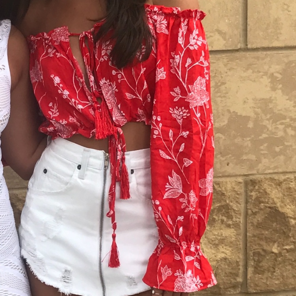 Cute off the shoulder top